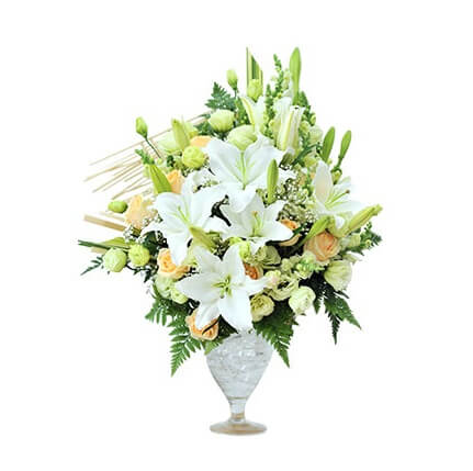 Hoa bình cắm cao cao cho chồng tặng vợ cực đẹp