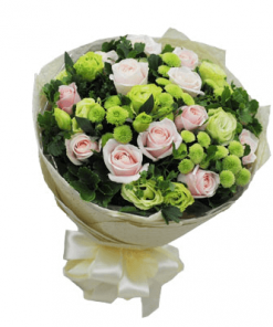 Hoa bó kỷ niệm ngày cưới cực teen cho vợ chồng trẻ